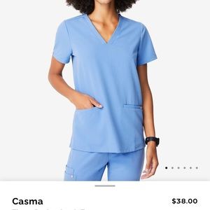 Ceil Blue Casma 3 Pocket scrub top